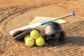 baseball-bat-and-balls-below-helmet-on-base